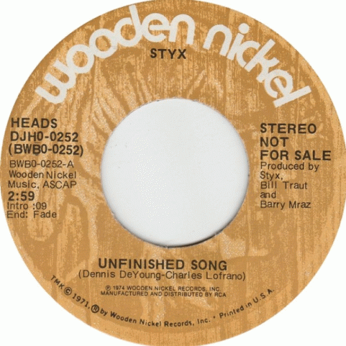 Styx : Unfinished Song